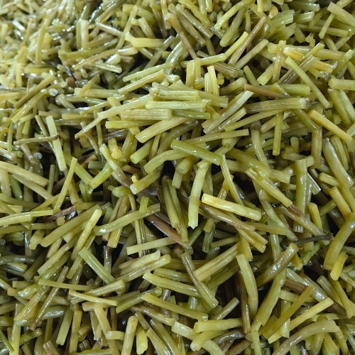 盐渍山芋梗小段